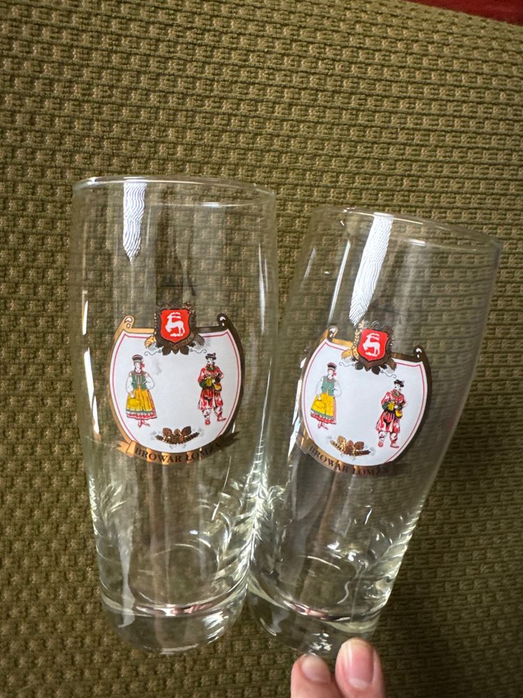 Browar Łomża Beer Glasses 8zł za sztukę 