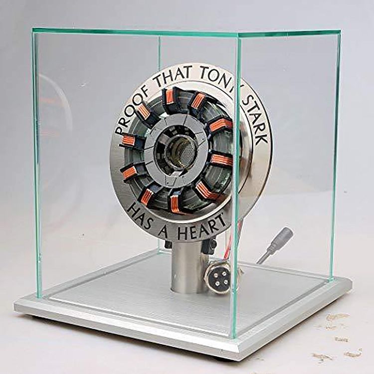 Tony Stark MK2 Arc Reactor with Touch Activated Display DAMAGED CASE 2
