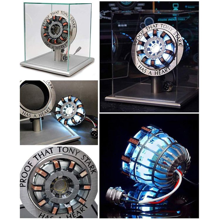Tony Stark MK2 Arc Reactor with Touch Activated Display DAMAGED CASE