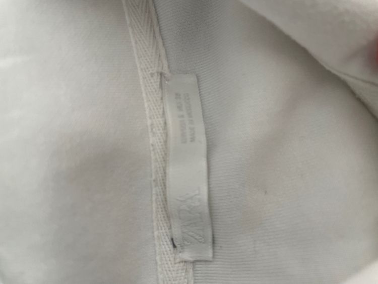 White Quarter-Zip Sweatshirt image 2