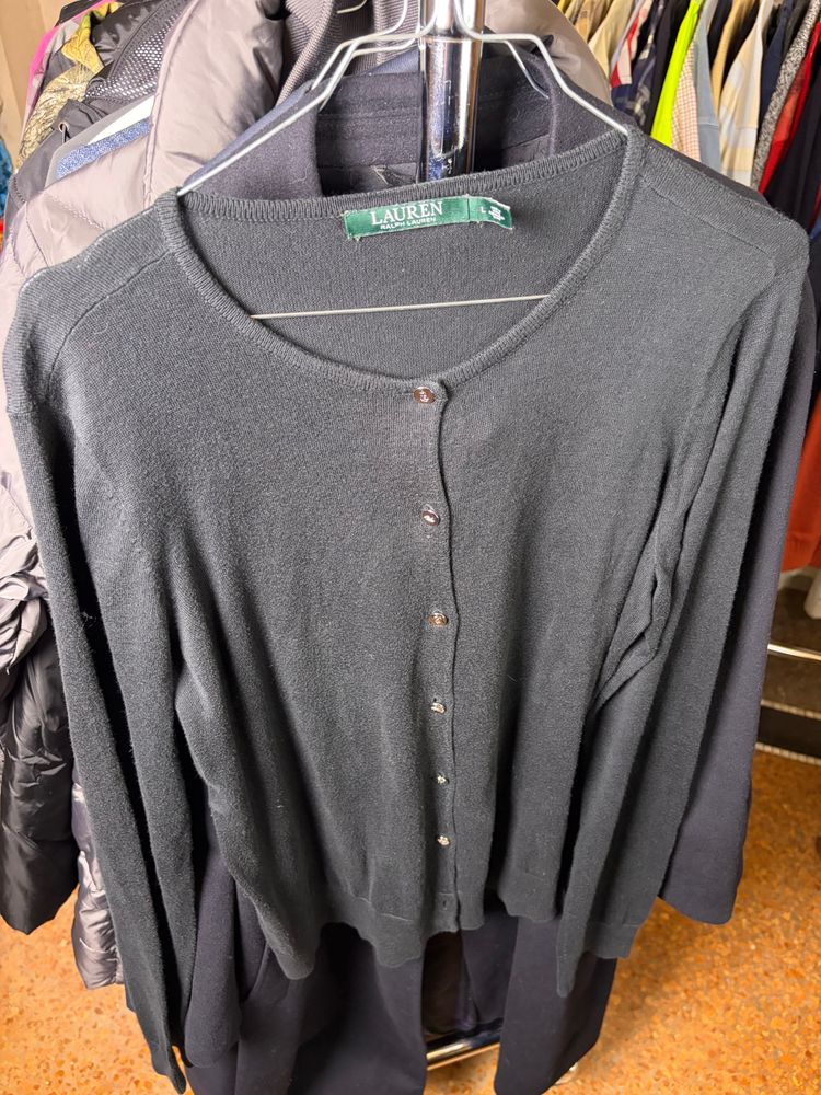 Lauren Ralph Lauren Black Cardigan