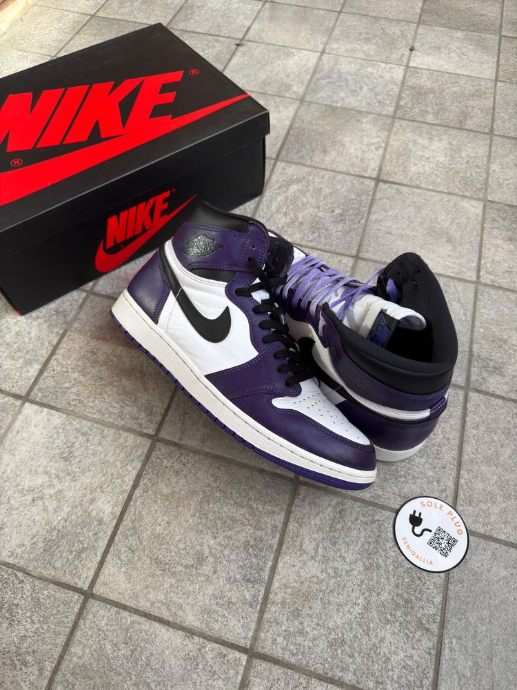 Jordan 1 High Court Purple (2020) size 47,5 - Used OG All