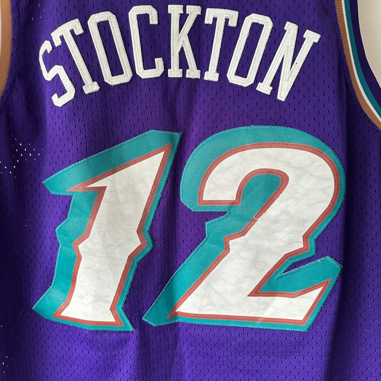 Utah Jazz John Stockton Adidas jersey - Medium image 5
