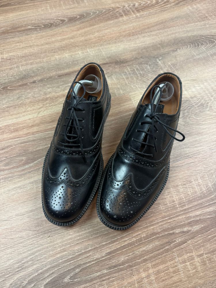 2008 Black George Oliver Brogues UK8 image 4