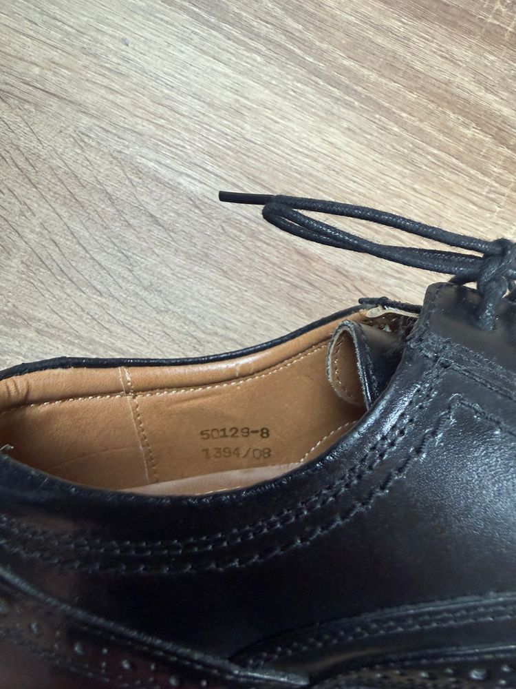 2008 Black George Oliver Brogues UK8 image 7