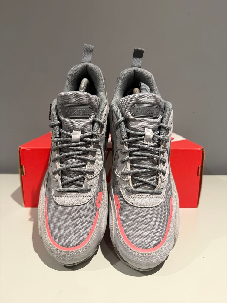 Nike Air Max 90 Surplus Wolf Grey Pink Salt UK 8.5 (No Box) obraz 3