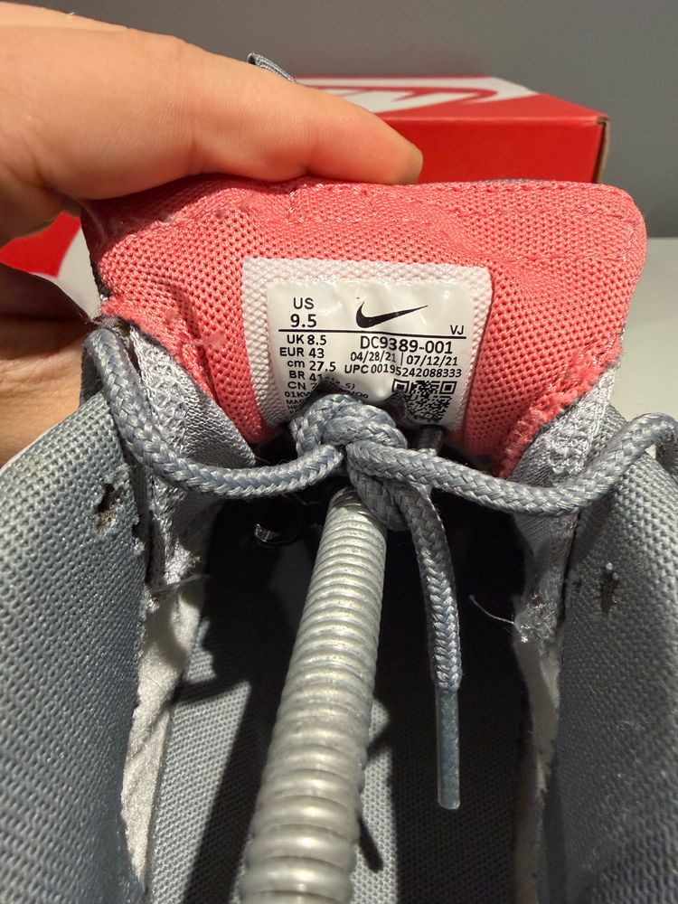 Nike Air Max 90 Surplus Wolf Grey Pink Salt UK 8.5 (No Box) obraz 5