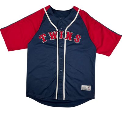 Majestic Minnesota Twins MLB Jersey Navy Red 1