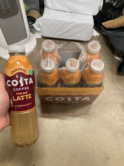6X Costa Coffee Caramel Latte Bottled Drink RRP £30