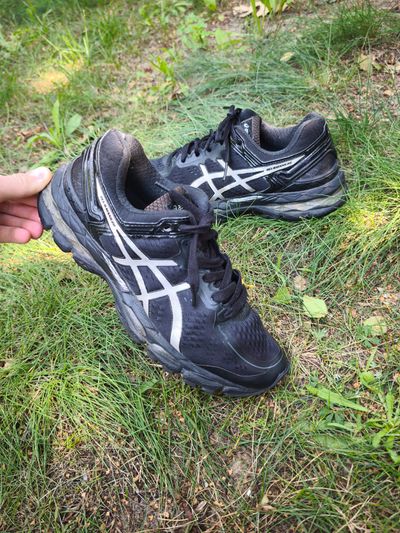 Asics Black Running Shoes