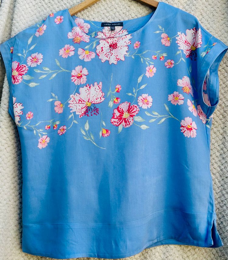Laura Ashley Floral Print Blouse 2