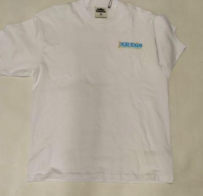 Unlike Humans White Graphic T-Shirt