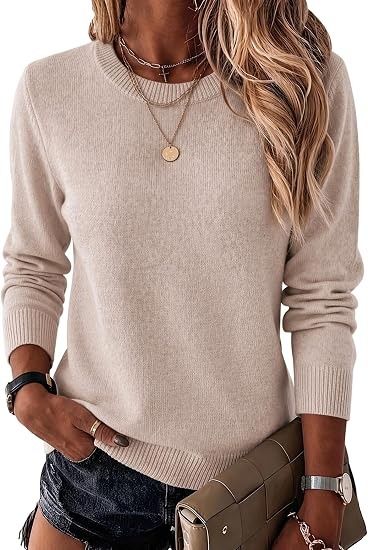 Beige Knit Sweater image 3