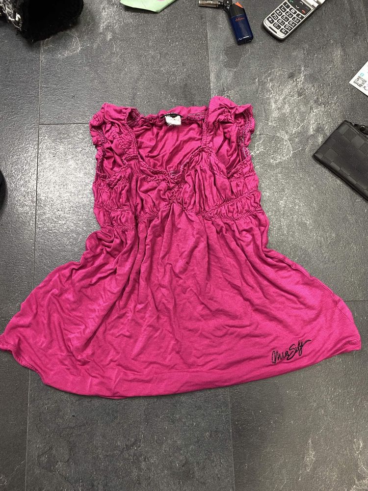 Miss Sixty Pink Sleeveless Top
