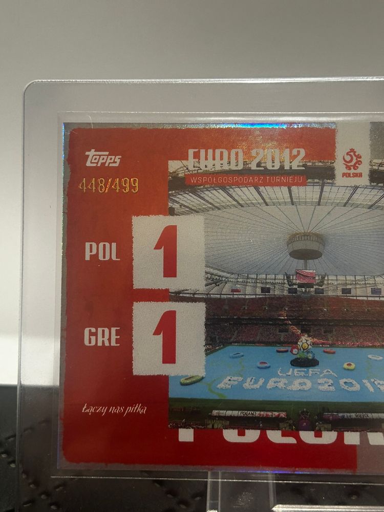 Topps Euro 2012 POL-GRE  Limit /499 refractor 3
