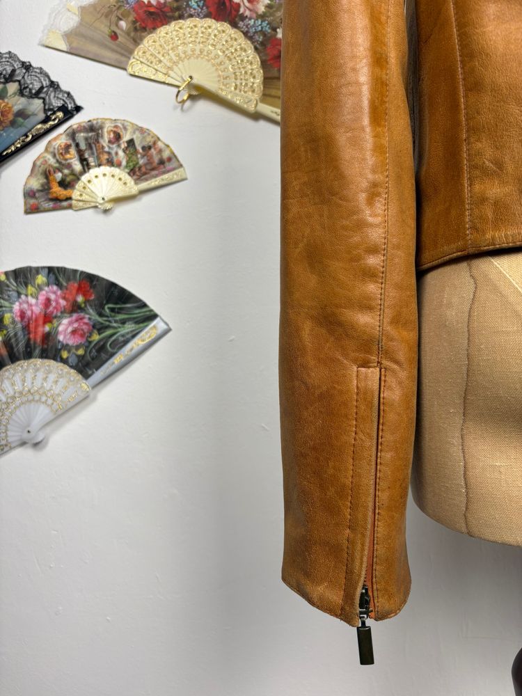 Vintage 90s/00s Handmade leather jacket image 5