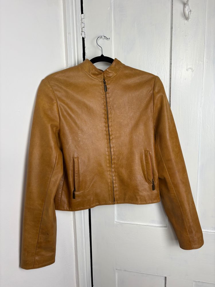 Vintage 90s/00s Handmade leather jacket image 6