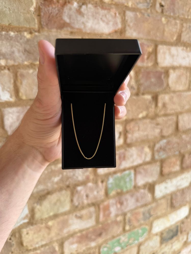 20” 925 silver 18ct Gold plated Chain