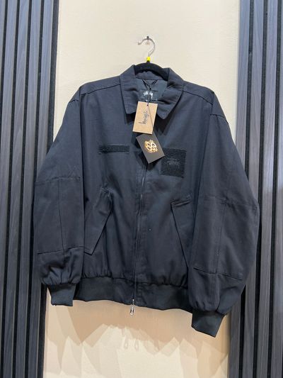 Black Zip-Up Jacket Stüssy
