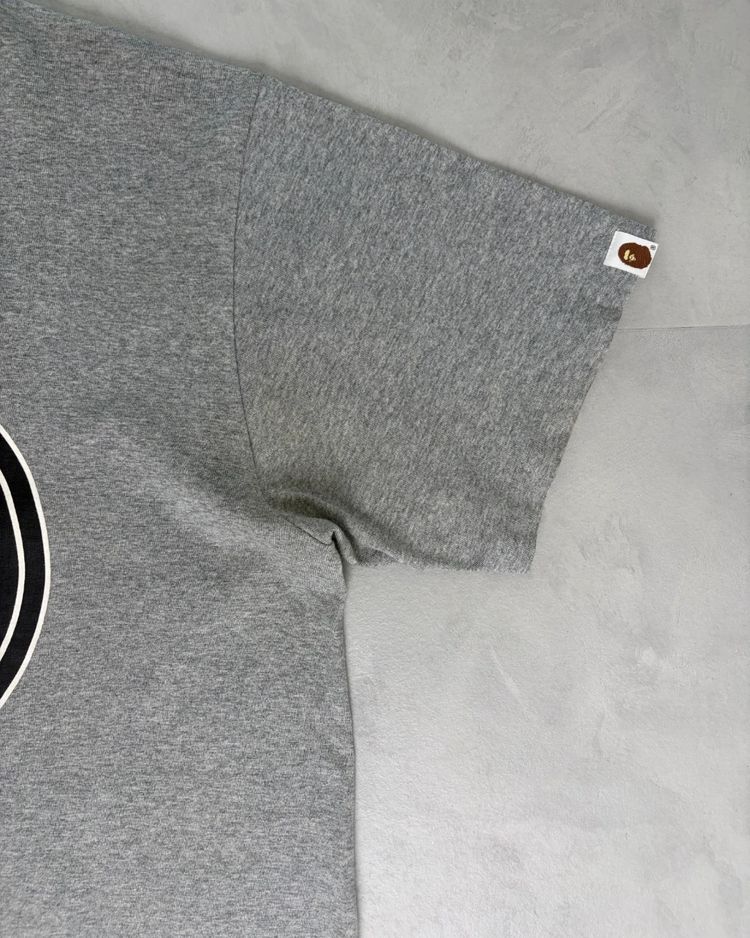 Immagine di Bape Busy Works Circle Classic Logo T Shirt grey - L 4