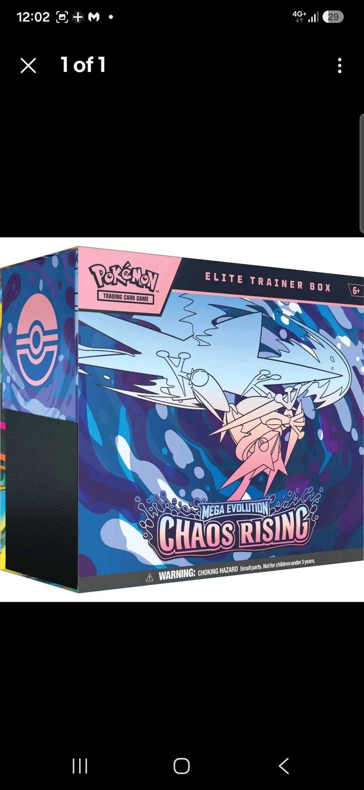 Pokémon Elite Trainer Box Chaos Rising
