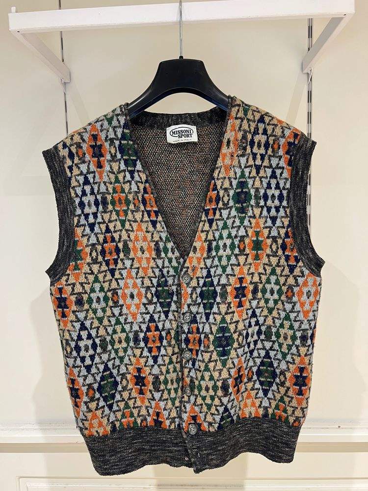 Missoni Missoni Sport Patterned Sleeveless Cardigan Vest product image