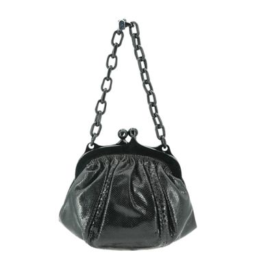 Fendi Vintage Leather Handbag Evening Bag 1