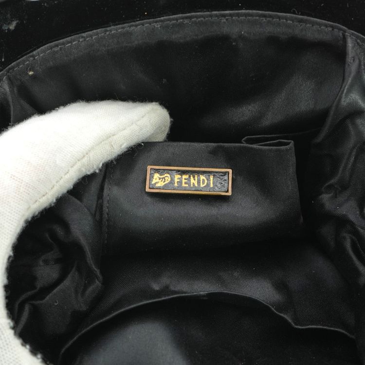 Fendi Vintage Leather Handbag Evening Bag 2