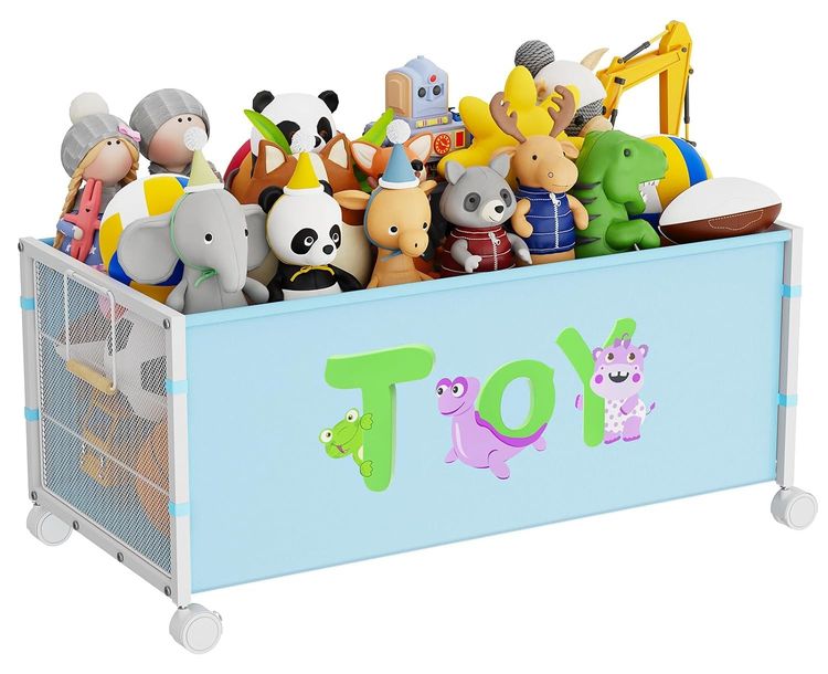 Other Blue Toy Storage Box With Wheels product image