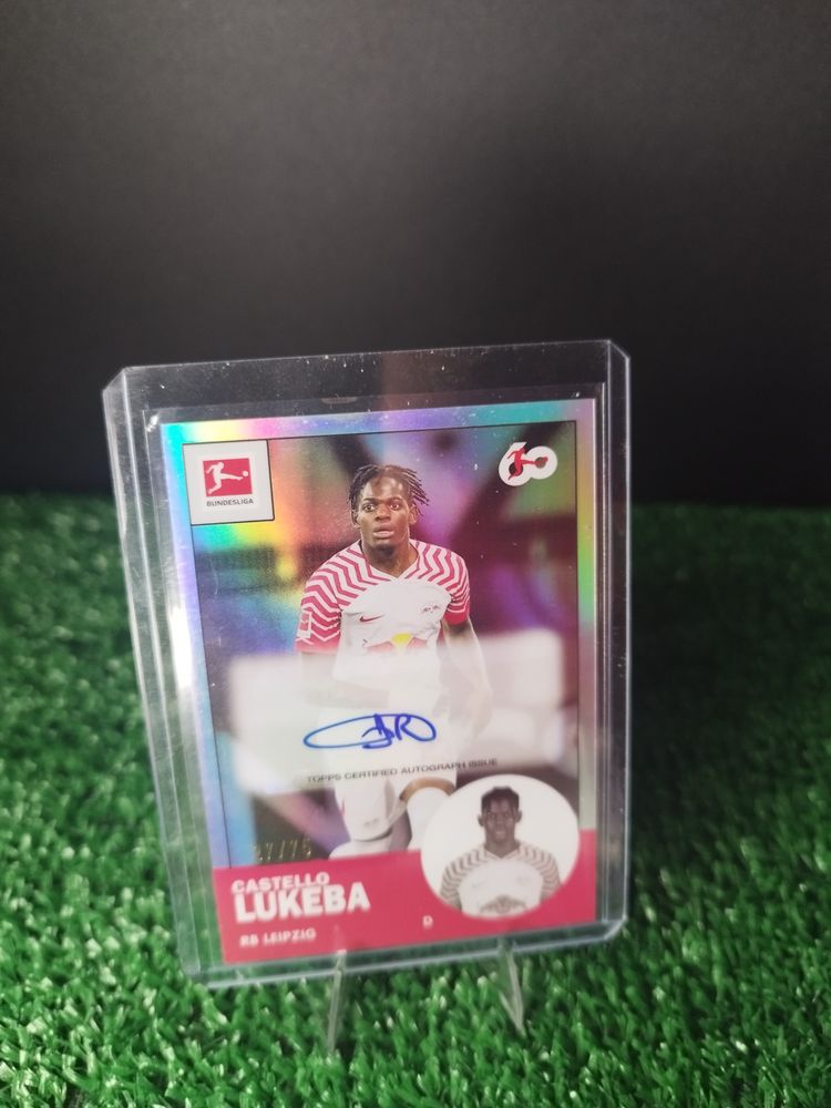 Castello Lukeba Auto /75 Topps Chrome