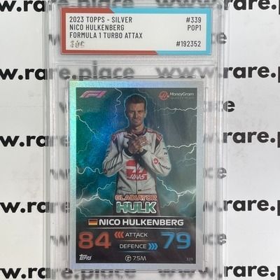 SOC POP 1 Nico Hulkenberg #339 2023 Topps - Silver Turbo Attax-AU