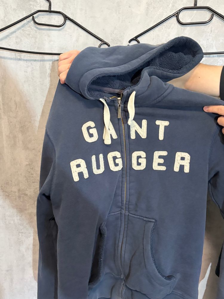 Gant Rugger Navy Zip-Up Hoodie