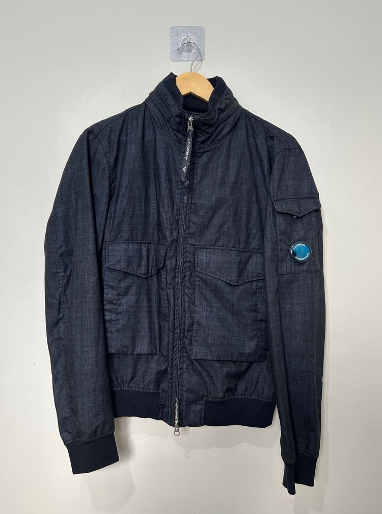 CP Company x Armani Wool Gum Bomber Jacket 