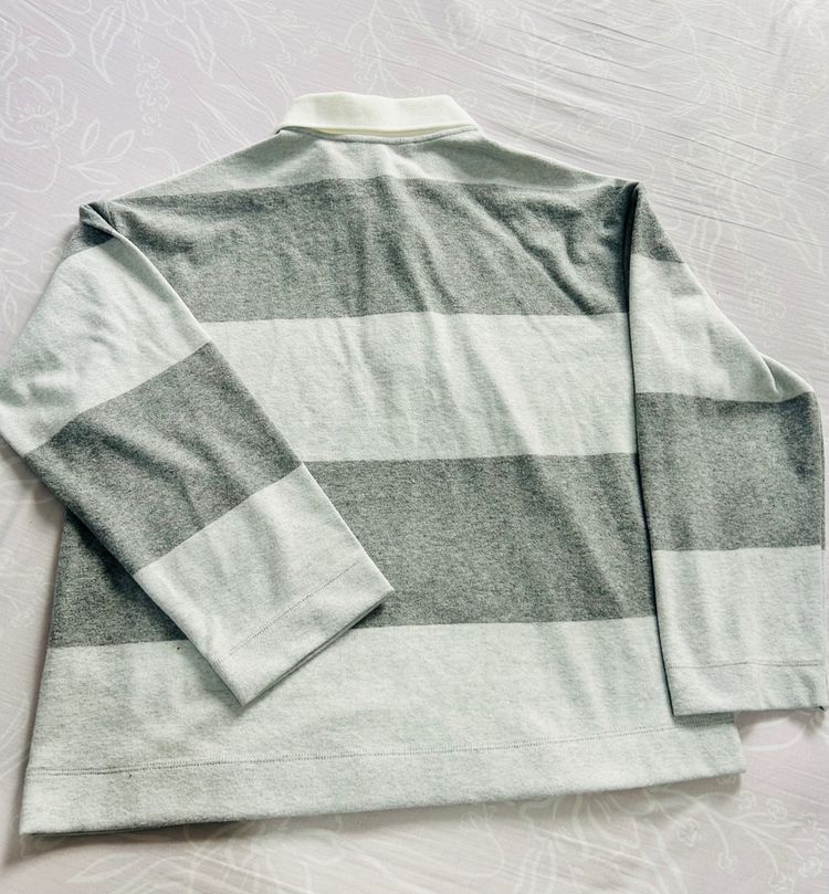 M&S Striped Long Sleeve Polo Shirt 5