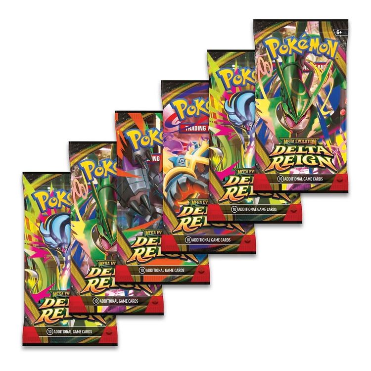 Pokémon TCG: Mega Evolution — Delta Reign Booster Bundle (6 Packs) image 2