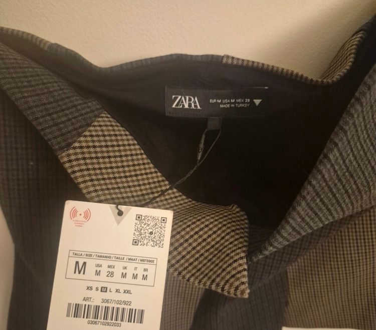 Zara Checked top