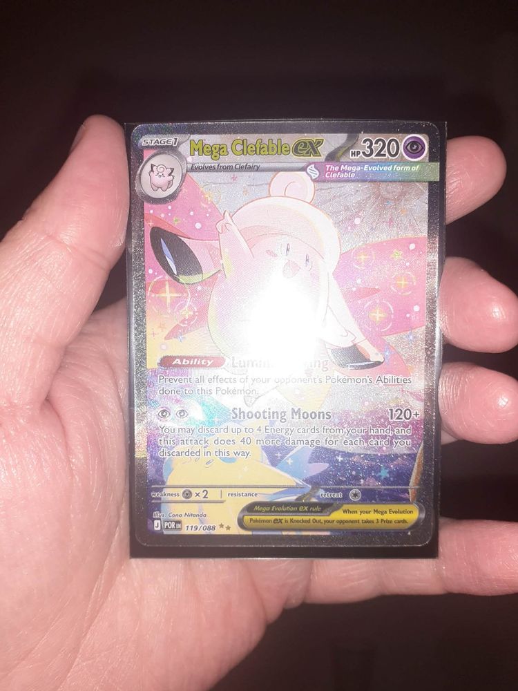 Mega Clefable Ex Pokémon Card