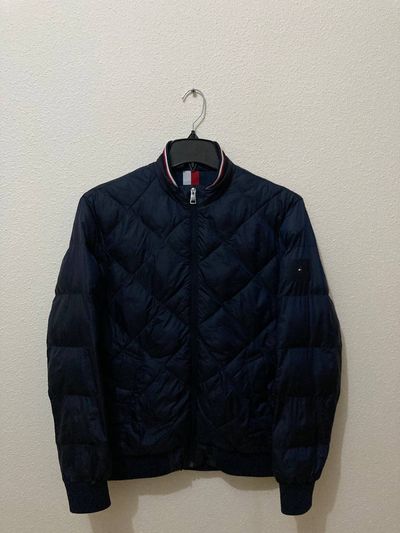Tommy Hilfiger Navy Quilted Jacket