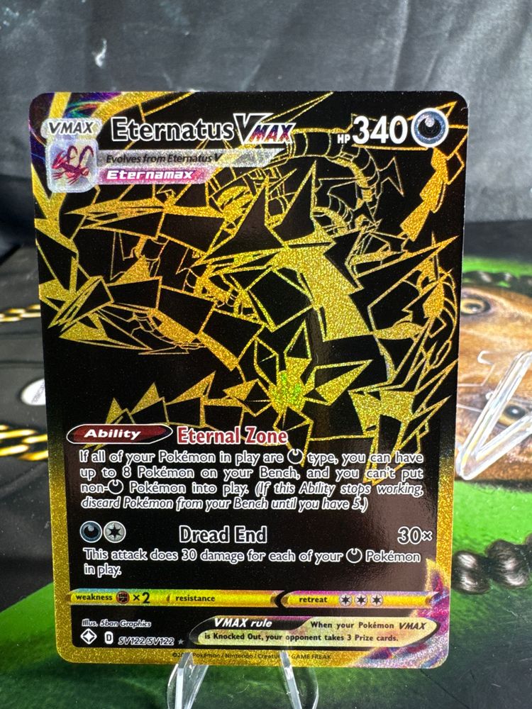 Eternatus Vmax Pokémon Trading Card