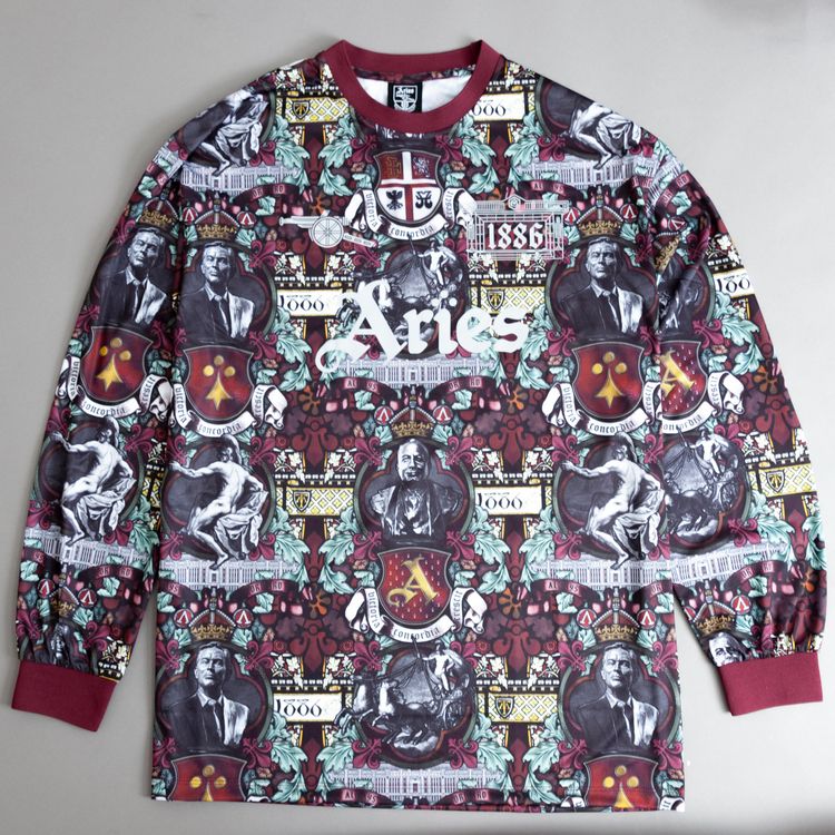 Aries X Arsenal long sleeve printed shirt image 9