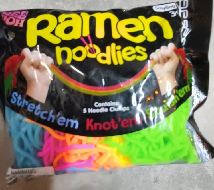 Ramen Noodles Stretchy Toy