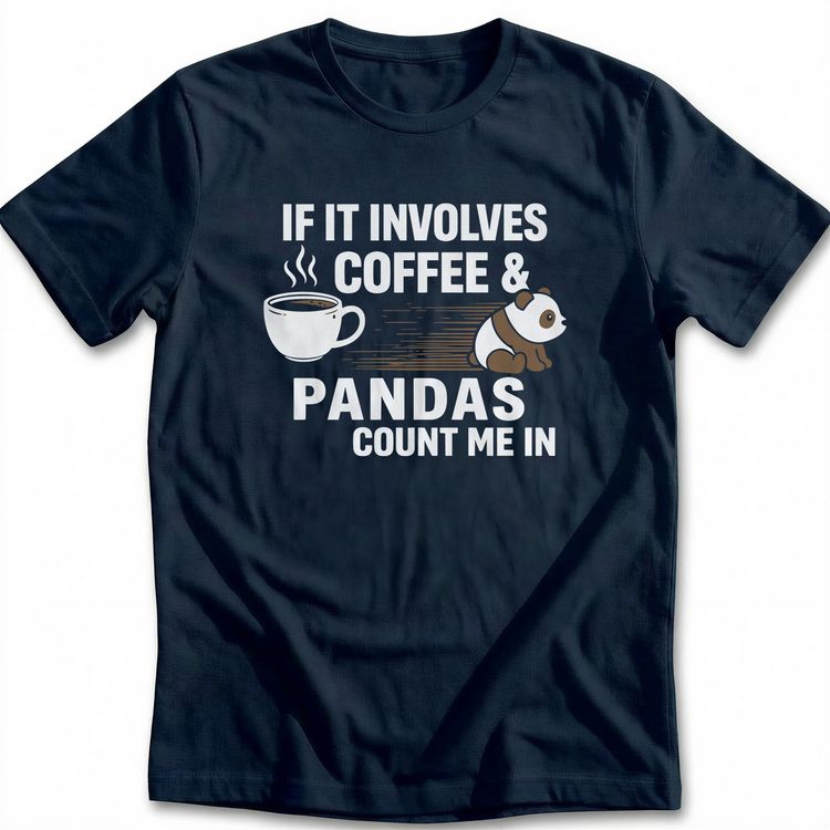 COFFEE & PANDAS 035 T-Shirt AU image 1