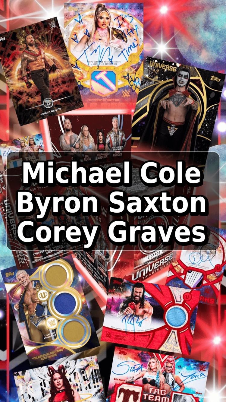 Michael Cole (M)/ Byron Saxton / Corey Graves image 1