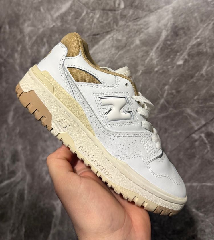New Balance New Balance White And Beige Sneakers product image