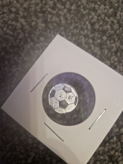 1g 999 silver football