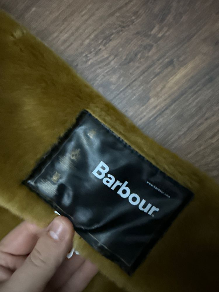 Barbour Brown Fur Jacket  M/L