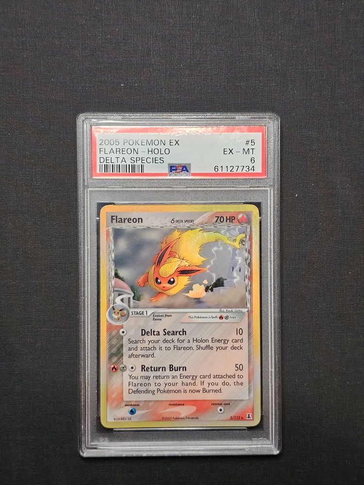 Flareon ex 5/113 PSA 6 imagen 1
