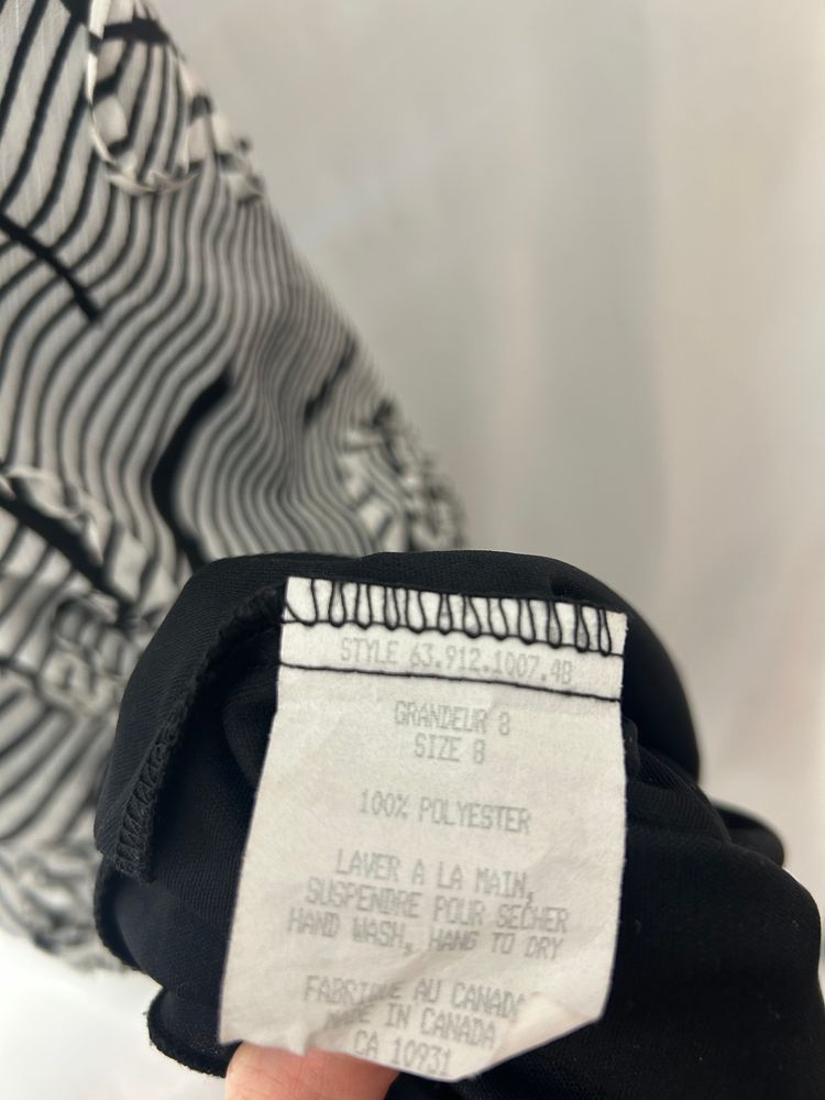 ML Exclusive Black And White Patterned Dress 3