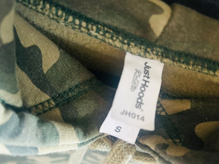 Camouflage Hoodie With Savage Print image 2