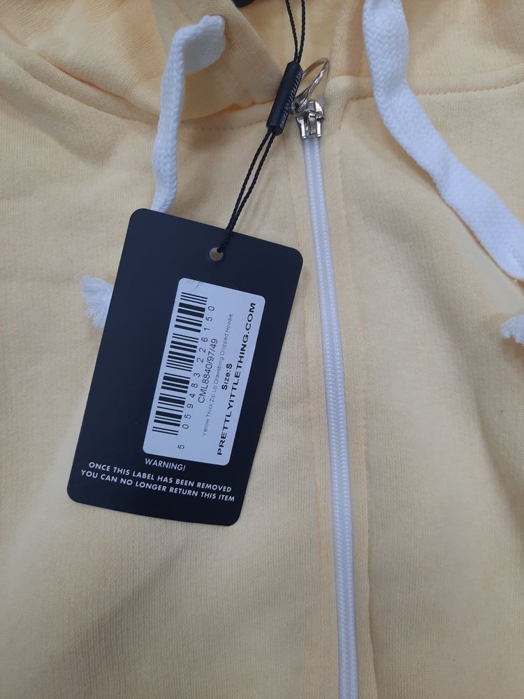 Prettylittlething Yellow Hoodie And Joggers Set image 3